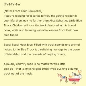 【洋書】リトルブルートラック ボードブック [...の詳細画像1
