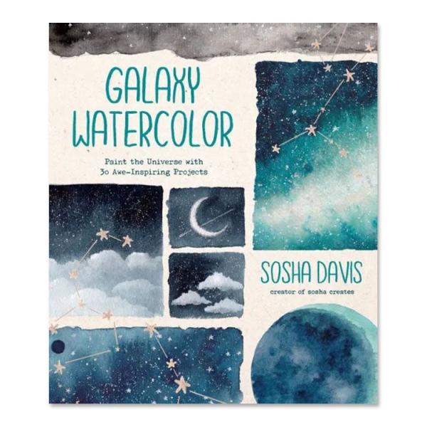 【洋書】ギャラクシー・ウォーターカラー [ソーシャ・デイヴィス] Galaxy Watercolor...