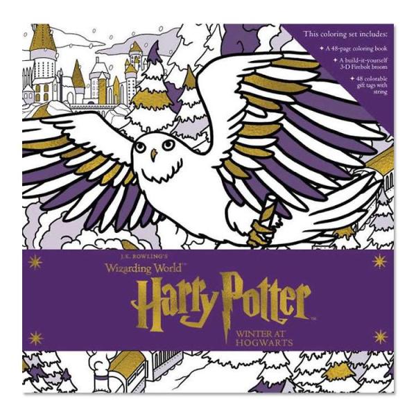 【洋書】ハリーポッター ホグワーツの冬 ぬりえセット [インサイト・エディションズ] Harry P...