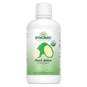 オーガニック ノニ 100% ジュース 946ml (32floz) Dynamic Health (ダイナミックヘルス) 果汁 天然 対策 オーガニック ダイエット｜supplefactory