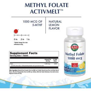 カル メチル葉酸 1000mcg レモン 60...の詳細画像2