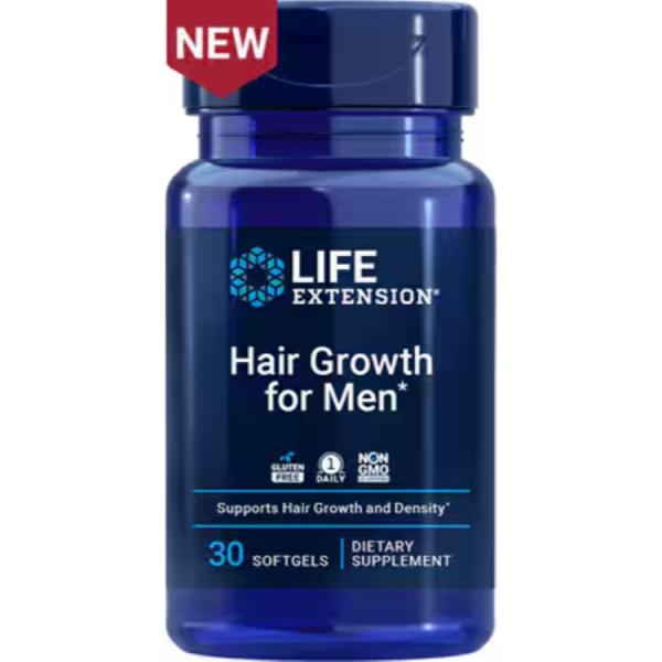 ライフエクステンション ヘア フォーメン 30ソフトジェル Life Extension Hair ...