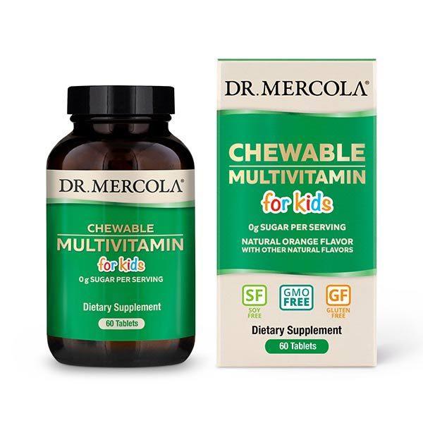 DR. MERCOLA チュアブル マルチビタミン 子供用 60粒 ドクターメルコラ Chewabl...