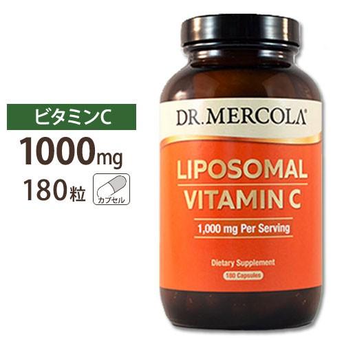 ドクターメルコラ リポソームビタミンC サプリメント 1000mg 180粒 DR. MERCOLA...