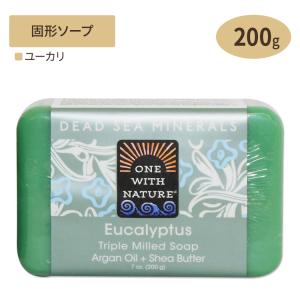 [ユーカリ]デッドシー ミネラルズソープ 死海 石鹸 200g One with Nature ワン...