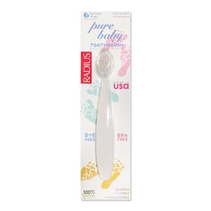 RADIUS ベビー用歯ブラシ ウルトラソフト ラディアス Pure Baby Ultra Soft Toothbrush 対象：6ヶ月以上｜supplefactory