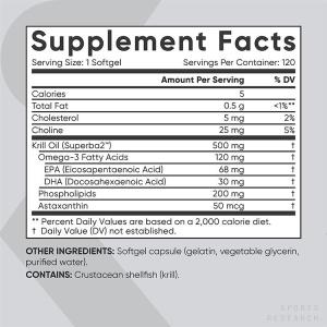 スポーツリサーチ オメガ3 クリルオイル アス...の詳細画像4