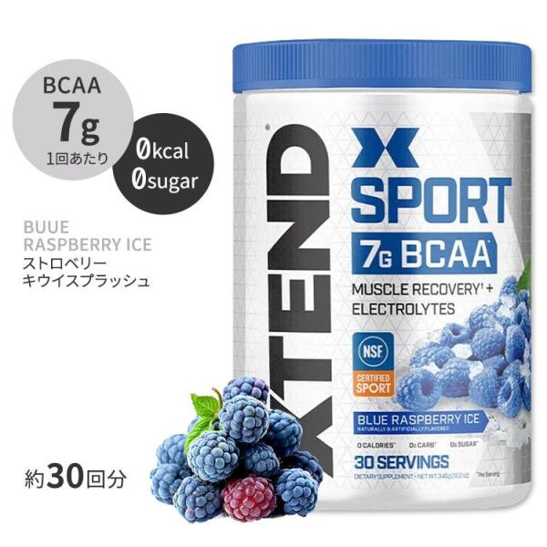 エクステンド スポーツ BCAA ブルーラズベリーアイス味 345g 約30回分 Scivation...