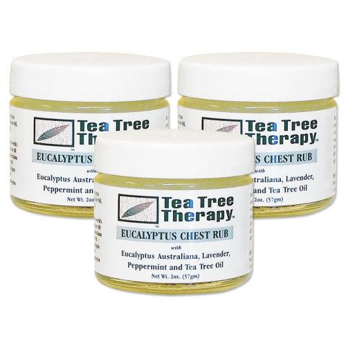[3個セット] ティーツリーセラピー ユーカリ チェストラブ (ユーカリバーム) 57g Tea T...