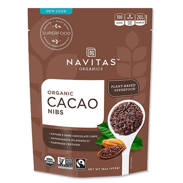 オーガニック カカオニブ 454g (16oz) 約15回分 Navitas Organics (ナ...