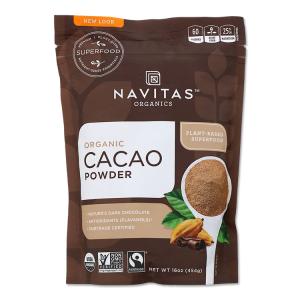 オーガニック カカオパウダー 454g（16oz）約30回分 Navitas Organics（ナビタスオーガニックス）｜supplefactory