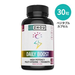 ゾーニュートリション デイリーブースト 30粒 Zhou Nutrition DAILY BOOST サプリメント マルチビタミン プロバイオティクス｜supplefactory