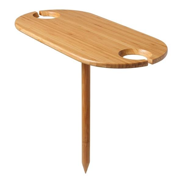 グラスホルダー付きアウトドアテーブル Tovolo（トボロ）