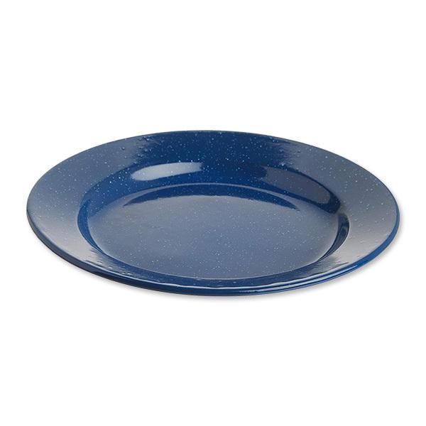 Coleman (コールマン) エナメルウェア ディナープレート ワイドリム ブルー 10インチ(2...