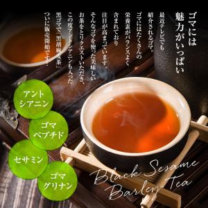 胡麻麦茶 黒胡麻たっぷり麦茶 5g×40包 黒...の詳細画像1