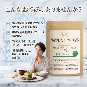 減糖茶 抹茶ブレンド 120g 約30杯分 難...の詳細画像4