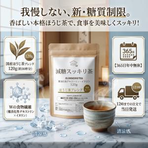 減糖茶 ほうじ茶 120g 約30杯分 国産 ...の詳細画像4