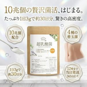 乳酸菌 サプリ 10兆個 1日3gで約30日分...の詳細画像4