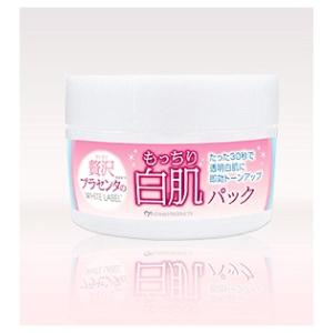 ホワイトラベル 贅沢プラセンタのもっちり白肌パック 130g　2個セット　