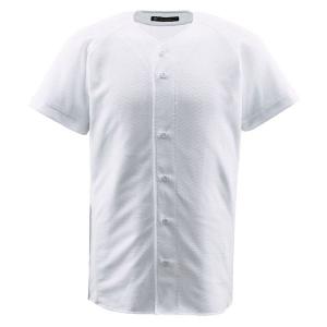 デサント（DESCENTE） フルオープンシャツ （野球） DB1010 Sホワイト S｜supplement-k