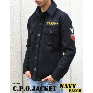 米軍 C.P.O.ジャケット NAVYパッチ JJ127YP ブラック 38（M） 〔レプリカ〕｜supplement-k