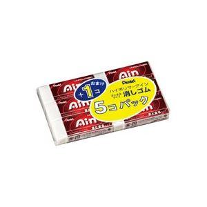 （まとめ）ぺんてる 消しゴムAin5+1個 ZEAS10-6〔×10セット〕