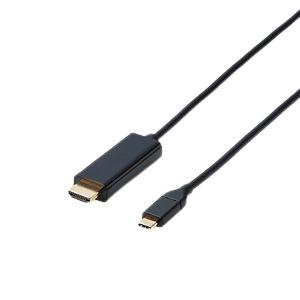 エレコム 変換ケーブル/USB Type-C - HDMI/1.0m/ブラック CAC-CHDMI1...