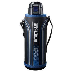 〔20個セット〕 タフコ スタイラスネオ 真空二重構造 スポーツマグ ブルー 1.0L F-2678 （スポーツボトル）