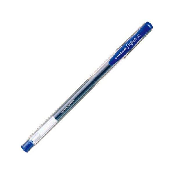 (まとめ) 三菱鉛筆 ゲルインクボールペン ユニボール シグノ スタンダード 0.5mm 青 UM1...