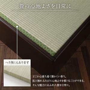 〔組立設置付き〕 跳ね上げ 畳 ベッド セミダ...の詳細画像3