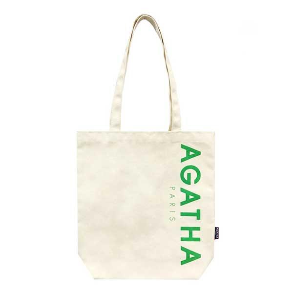 AGATHA（アガタ）AGT192-507 テクスチャーエコバッグ/グリーン