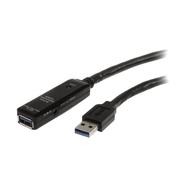 StarTech.com USB3.0 アクティブ延長ケーブル 10mType-A（オス）-Type...
