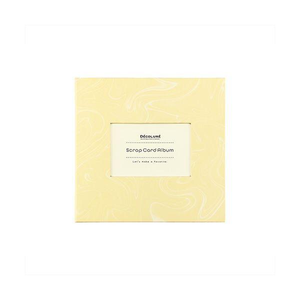 DECOLURE スクラップカードアルバム シトラスイエロー A-SCY-120-Y