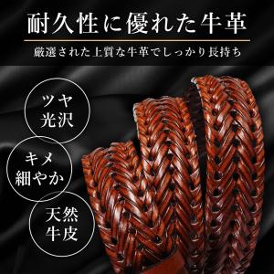 ＼ヤフー1位/＼ドイツレザー/ ベルト メンズ...の詳細画像5