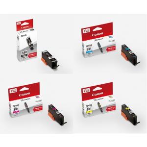 BCI-380XLPGBK　BCI-381XLC　BCI-381XLM　BCI-381XLY　各1本　4本セット