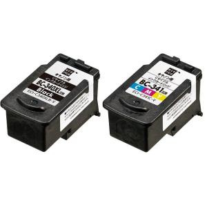 BC-340XL　ブラック大容量　BC-341　カラー標準　エコリカ　リサイクル　インク　2個セット...