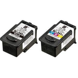 BC-340　ブラック標準　BC-341　カラー標準　エコリカ　リサイクル　インク　2個セット　EC...