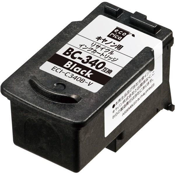 ECI-C340B-V　BC-340　エコリカ　リサイクルインク