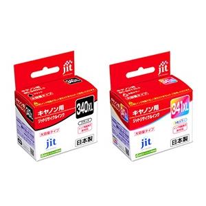 JIT-C340BXL　JIT-C341CXL　大容量各1個　計2個セット　リサイクルインク　キャノ...