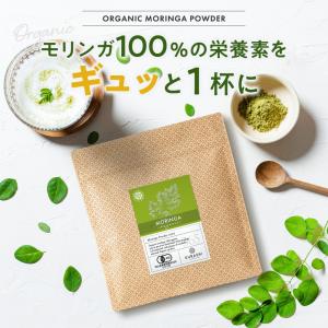 モリンガパウダー 100g 青汁 有機 オーガ...の詳細画像1
