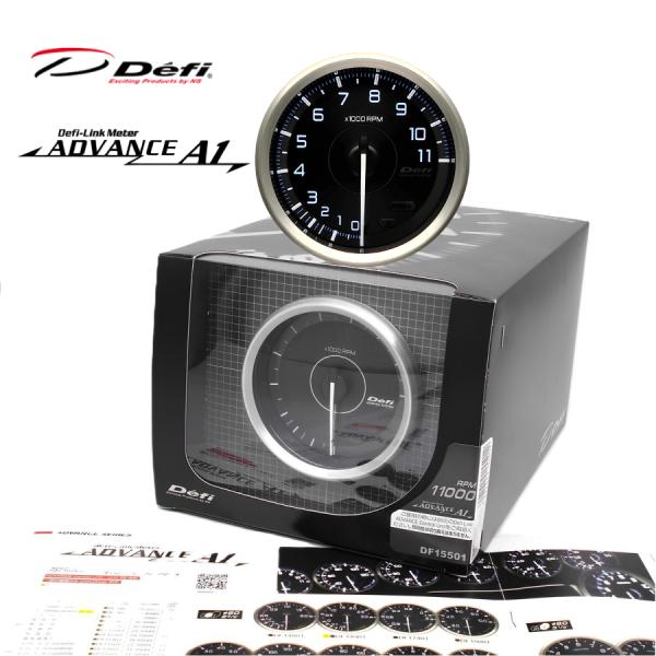 在庫有!   Defi ADVANCE A1 / アドバンス　エーワン  80Φ タコメーター　11...