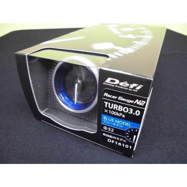 Defi　Racer Gauge デフィ レーサーゲージ　N2 52φ　（ブルー）ターボ計 （ブース...