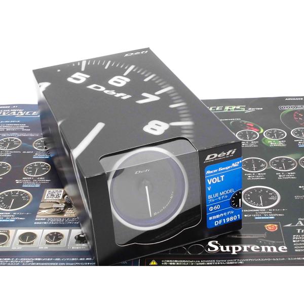 在庫有  Defi Racer Gauge N2プラス　デフィ　レーサーゲージ　60Φ（ブルー）  ...