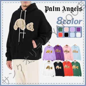 二枚目5,800円 PALM ANGELS パームエンジェルス パーカー スウェット トレーナー フード付き 送料無料 秋冬 長袖 ユニセックス クルーネック 大人気