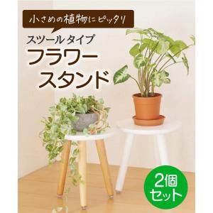 フラワースタンド 2個セット おしゃれ 木製 ...の詳細画像1