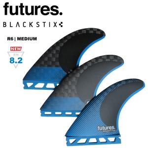 Futures Fin(フューチャーフィン) BLACKSTIX R6 3FIN 【M】  ショートボード用｜surf-alphas
