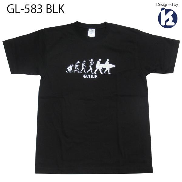 GALE ゲール 6.2ozオープンエンドTee （GL-583）BLK（ブラック） 2023モデル