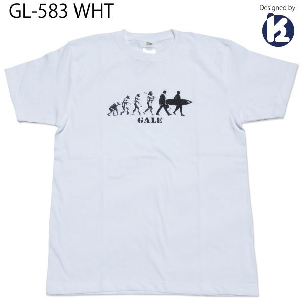 GALE ゲール 6.2ozオープンエンドTee （GL-583）WHT（ホワイト） 2023モデル