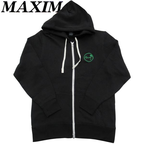 MAXIM マキシム オリジナルジップパーカー（ブラック）マキシムウエットスーツ