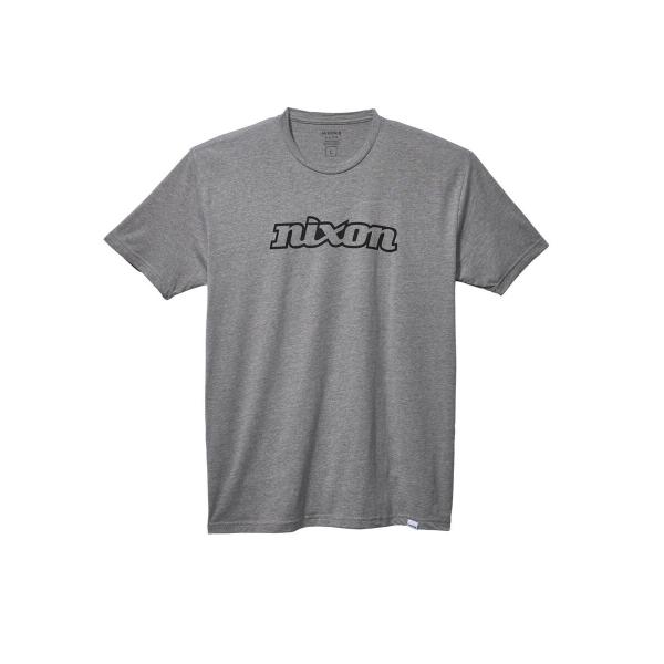 NIXON （ニクソン）Ｔシャツ【OG Script S/S ECO TEE】Dark Heathe...